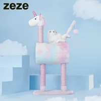 Zeze Unicorn Animal Series, рамка для восхождения кошек, скребок, кошачье гнездо, встроенная многофункциональная рамка для восхождения кошек, игрушка