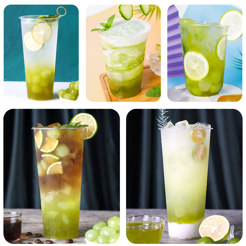 Green Grape Jam – 2.6 lbs of Grape Fruit & Pulp Granules | Iced Shakeable Grape Sauce | Green Grape Ice Tangyuan – Vendor-Ready Ingredient