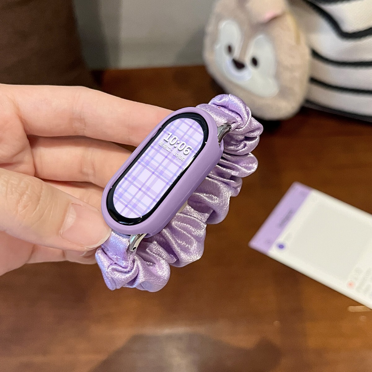 Suitable for Xiaomi Mi Band 10 Watch Strap New 9 Elastic 8 Large Intestine Hair Band Nfc Version Wristband Summer Women's Hair Rope Creative Trend