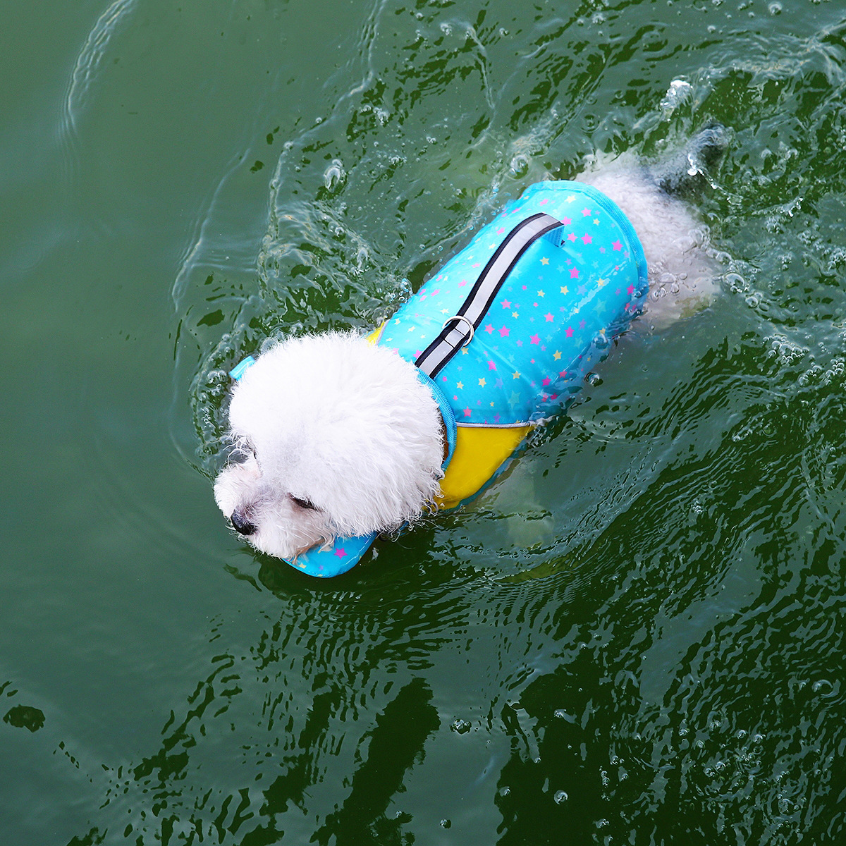 New Pet Dog Swimwear With Leash, Portable Life Jacket For Small, Medium, And Large Dogs, Summer Puppy Swimming Training_voghion.com