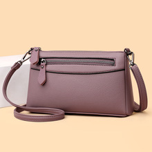 2024新款夏季中年妈咪手包单肩包女士斜挎包质感软皮装手机零钱包