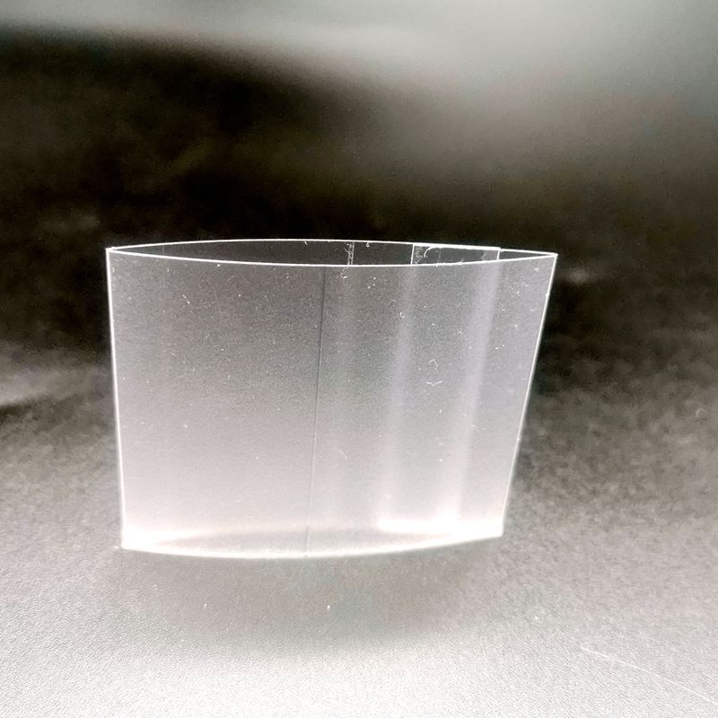 厂家直销手机数据线包装扎带PVC磨砂套 充电线透明方形扎带膜