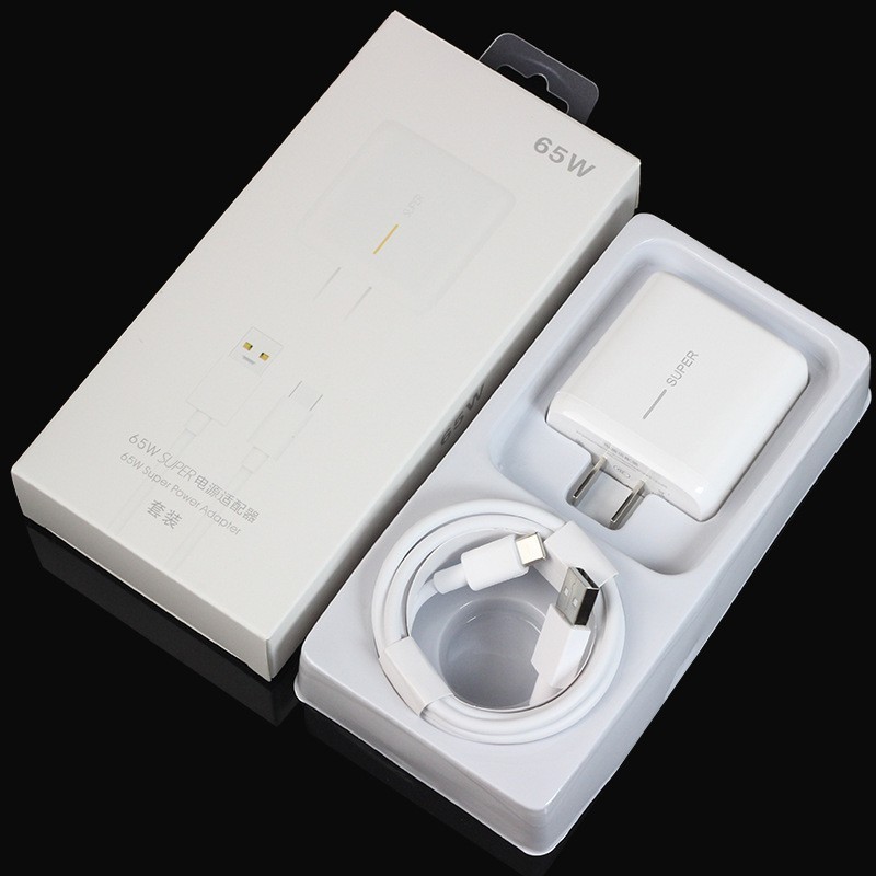 65W フラッシュ充電器 OPPO 携帯電話急速充電ヘッド Reno4/5/6 スーパーフラッシュ充電充電ヘッド Realme Ac に適しています|undefined