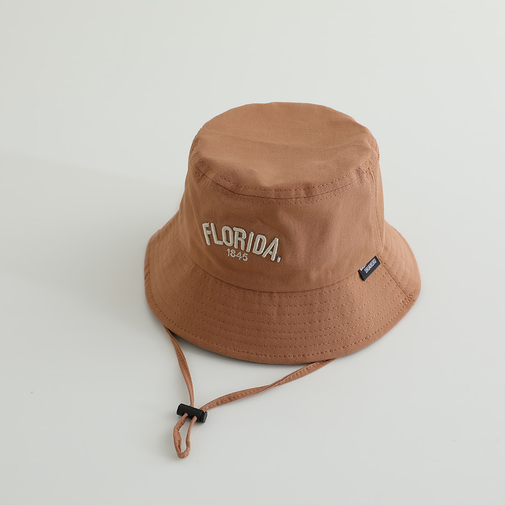 ins sombrero de pescador de bebé coreano primavera y otoño letras casuales versátiles sombrero para niños sombrero para niños sombrero para niñas