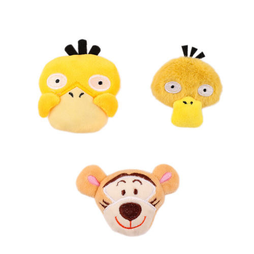 Summer Little Yellow Duck Cute Plush Pin Wholesale Cartoon Animal Costume Accessory Bags Hanger DIY Small Decorations