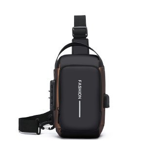 Bolso de motocicleta retro para hombre Bolso de hombro Business Advanced Sense Bolso de mensajero de gran capacidad Bolso de pecho de gran capacidad Marca de moda para hombres
