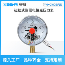 YNXC100 24V耐震磁敏式电接点压力表PLC压力开关耐震电接点压力表