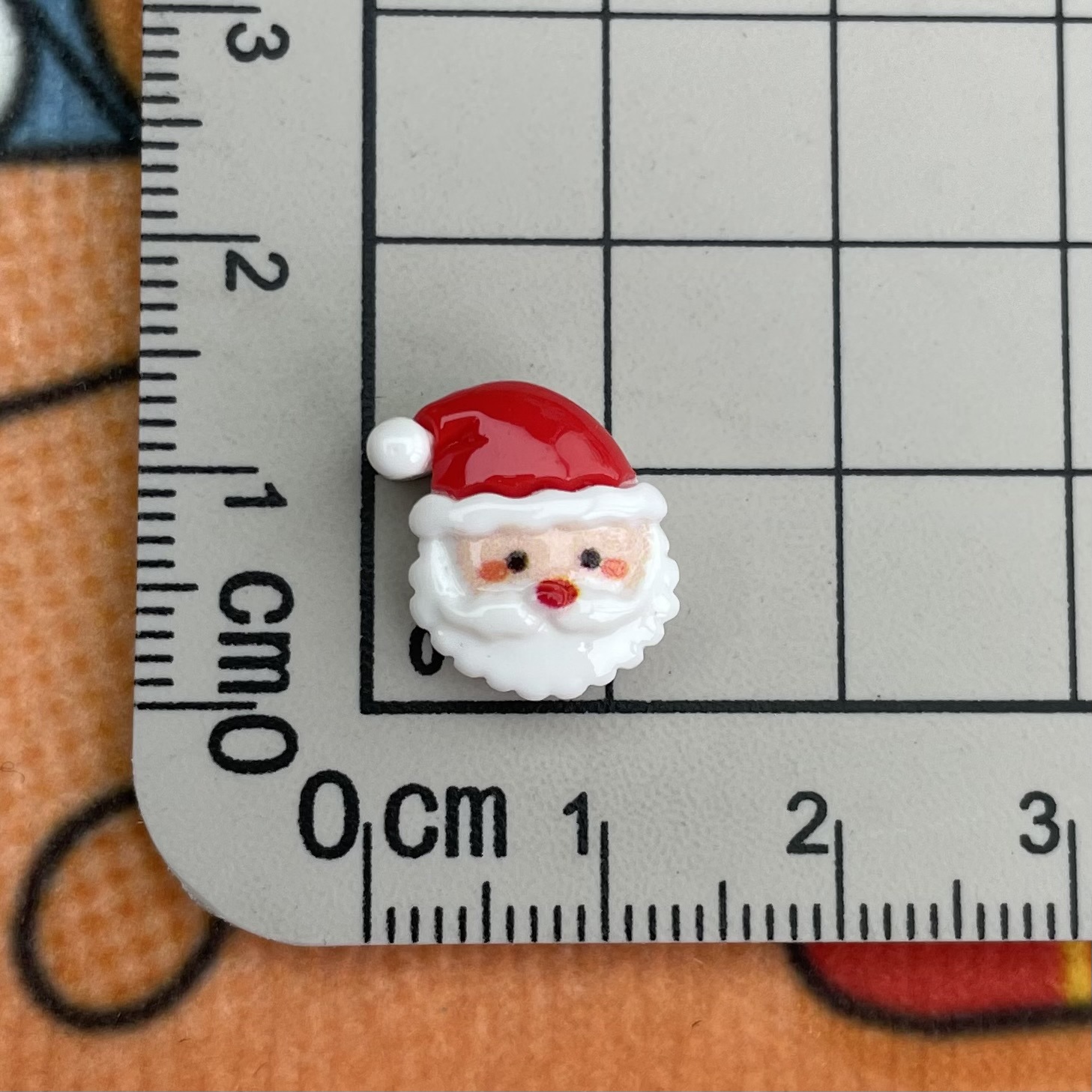 Mini crema pegamento borde a juego Navidad superficie brillante tamaño pequeño resina accesorios bolsa de regalo árbol de Navidad joyería de uñas