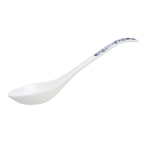 Ceramic tableware spoon Chinese rice spoon ceramic spoon household tableware small spoon rice spoon drinking spoon spoon