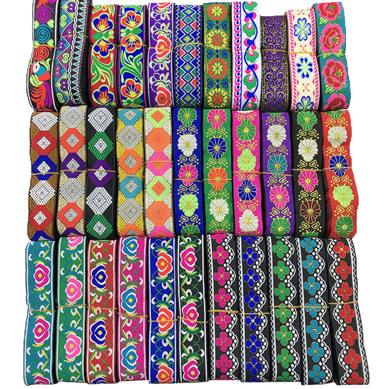 3.3cm新款现货少数民族服装花边diy汉服娃衣装饰织带花边辅料镶边