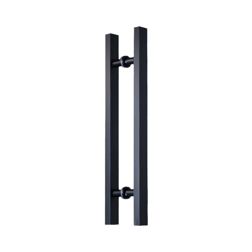 304 stainless steel square tube door handle glass door handle black gold round tube door shop door handle handle