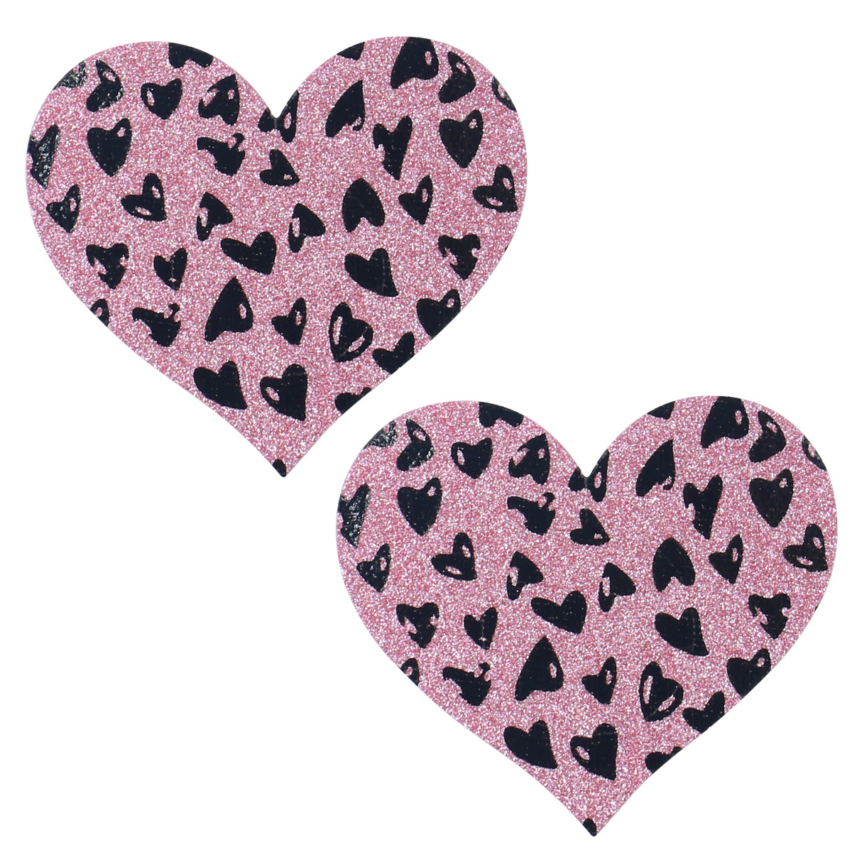 핑크 호피무늬 [러브 젖꼭지 가리개]