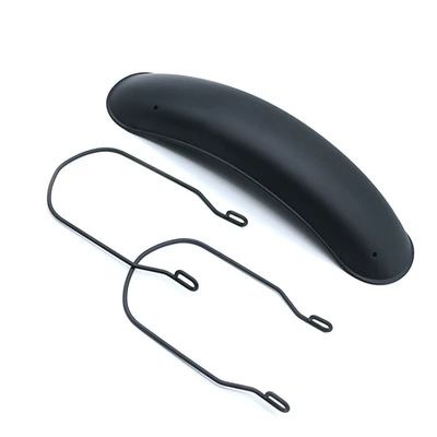 Motorcycle Modified Fender Cg125 Motorcycle Retro Modified Fender Front Mudguard Water Cover to Protect from Dirt and Rain (Motorcycle Fender) - black-link-size