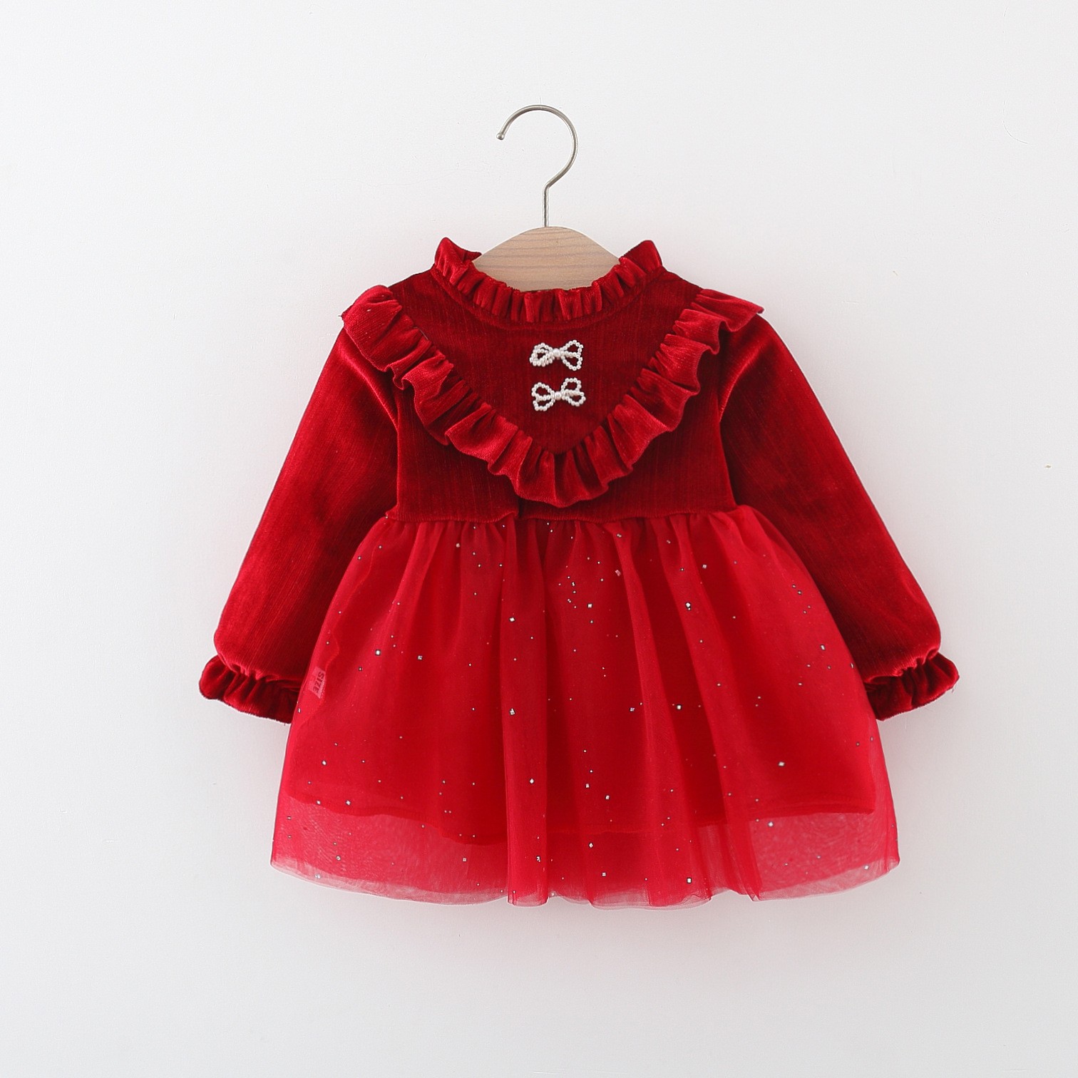 Girls autumn fashion dress autumn new ba...