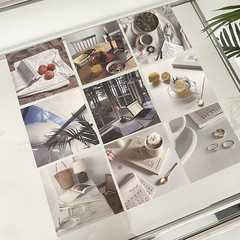 ins French lazy style versatile wall painting decorative sticker art photo prop magazine card background wall