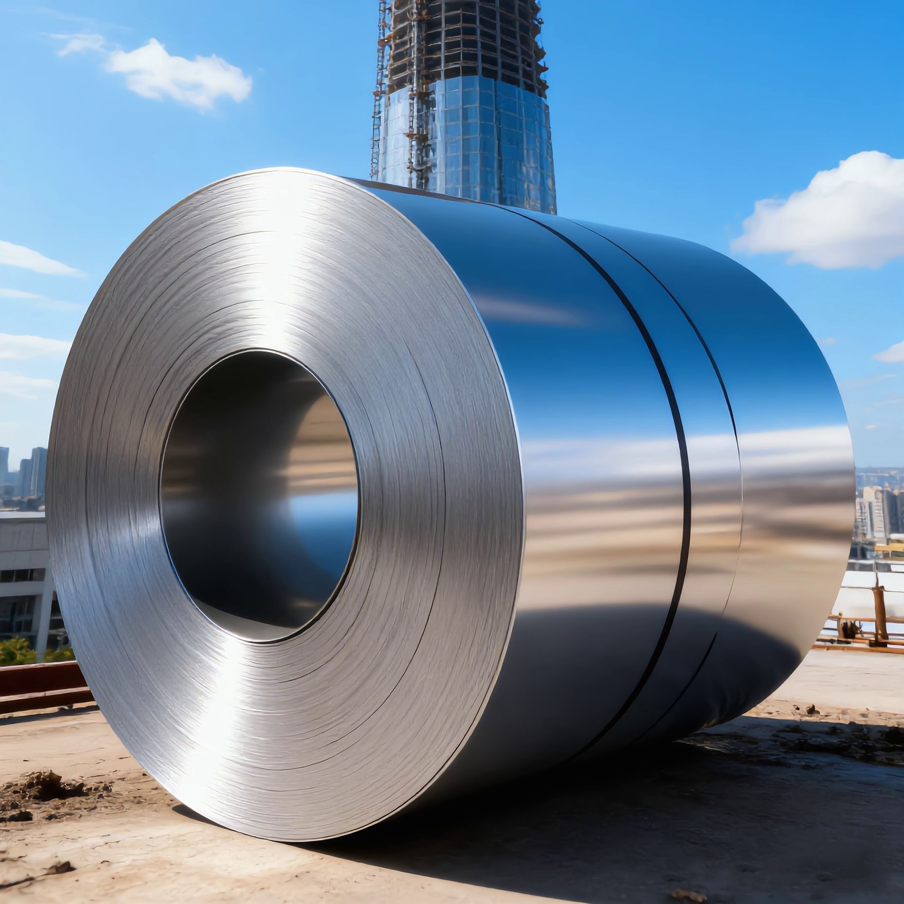 DX53+Z环保深冲热镀锌卷高锌层无花无油钢厂直供定轧剪切分条