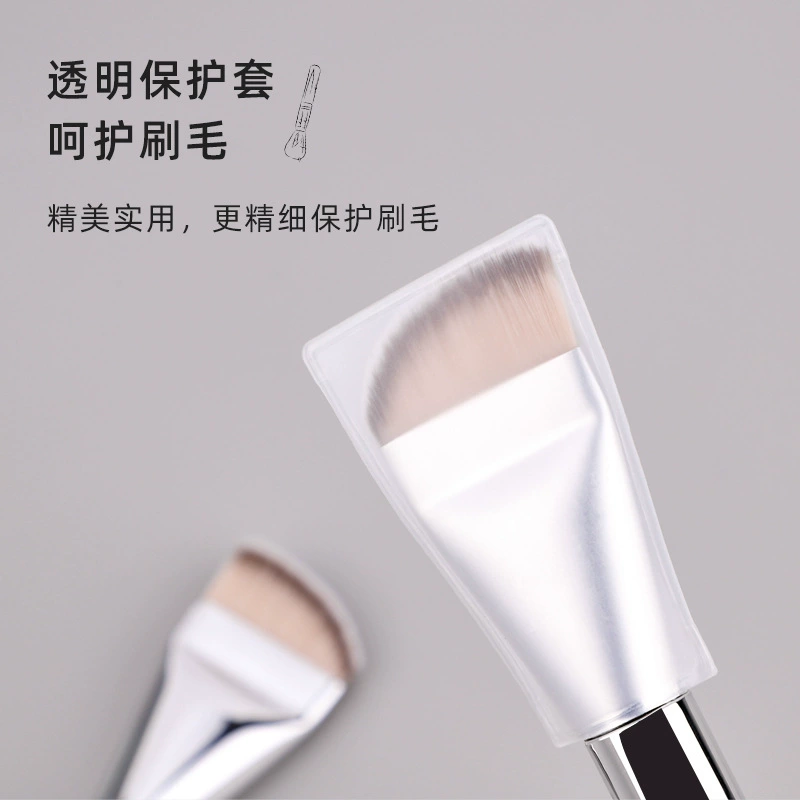 Foundation Brush, Ultra-Thin Angled Head, Streak‑Free Finish, Oblique FL-606 Style