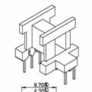 EE13变压器骨架EE13电源骨架高频卧式骨架可配套磁芯