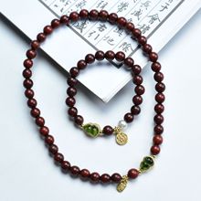 小叶紫檀DIY葫芦款手链规格0.8男女款式装饰首饰文玩念珠厂家批发