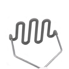 跨境新款硅膠壓薯器批發波浪形土豆壓泥器番薯泥搗碎器廚房小工具
