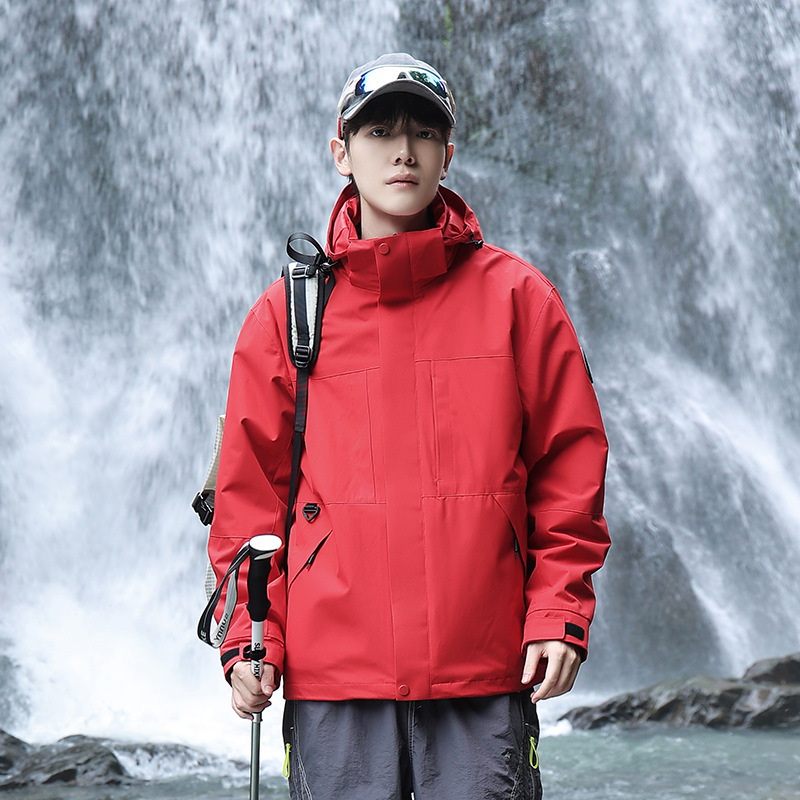 【极境雨】户外三合一冲锋衣防风防雨登山服男女宽松休闲夹克外套|undefined