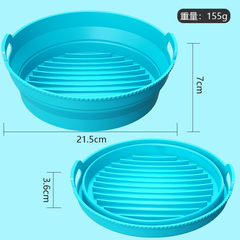 Freidora de aire redonda accesorios Air Fryer Ninja AF101 freidora de aire forro de bandeja de silicona