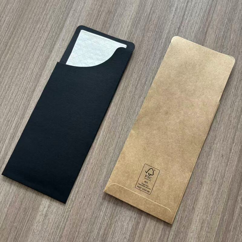 Cross-Border Rectangular 88% off Tableware Bag Aviation Paper Towel Can Be Printed with Logo Wood Pulp Bamboo Pulp Supports Handmade