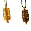 Tibetan jewelry wholesale Nepal craftsmanship rotary pendant Gaowu box pure copper pendant with rotor bearing