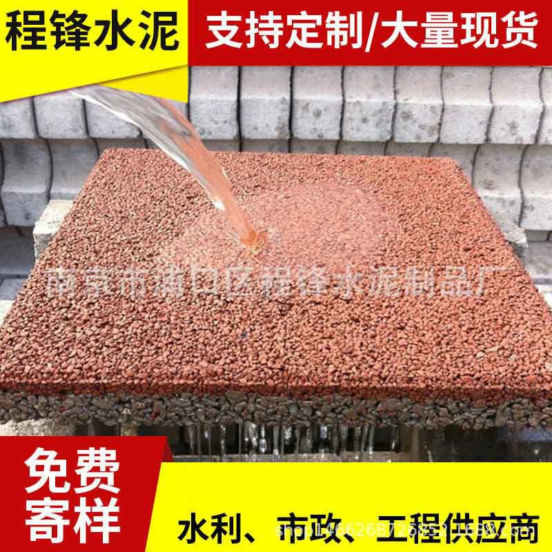 透水砖 河道景观挡土砖盲道建菱砖广场砖生态路面透水砖加工定制