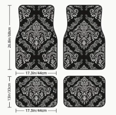 Four-piece Set Cross-border Dirty | Avtomobil döşəmə paspasları - new-car-floor-mats-87-3344cm-two-piece-pack