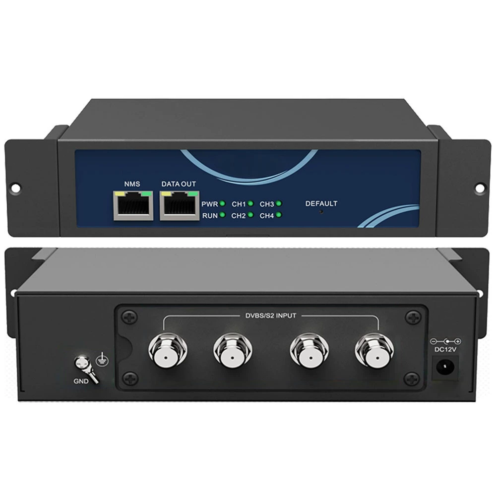 [IP модулятор DVBS2 вход IP выход, цифровая телевизионная передающая система для гостиниц, оборудование видеонаблюдения]