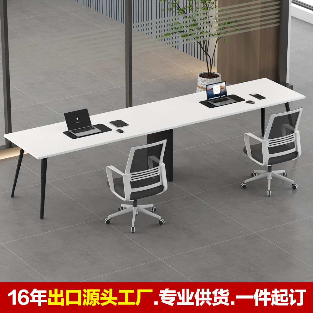 Mesa de computadora de doble persona, escritorio de escritorio, escritorio de escritorio, escritorio de escritorio, escritorio de escritorio simple
