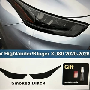 Suitable for Toyota Highlander XU80 2020-2026 TPU headlight film in smoked black for car light protection and color modification