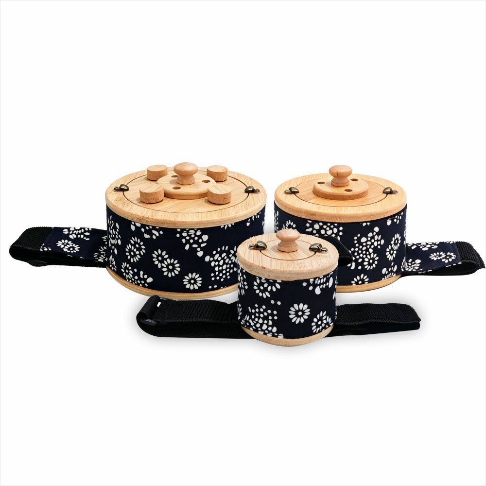 Smokeless Moxibustion Device Wooden Warm Moxa Burner for Waist and Abdomen with Blue White Porcelain Jar and Moxa Cones specifications