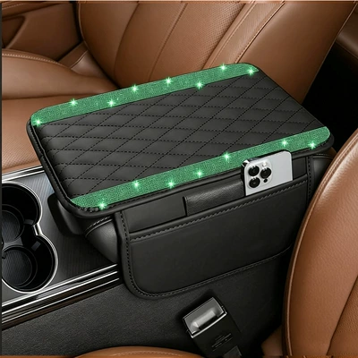Pad, Armrest box pad - green