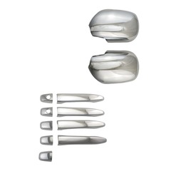 適用於03-09款豐田超霸4runner 倒車鏡蓋後視鏡外殼拉手車門把手