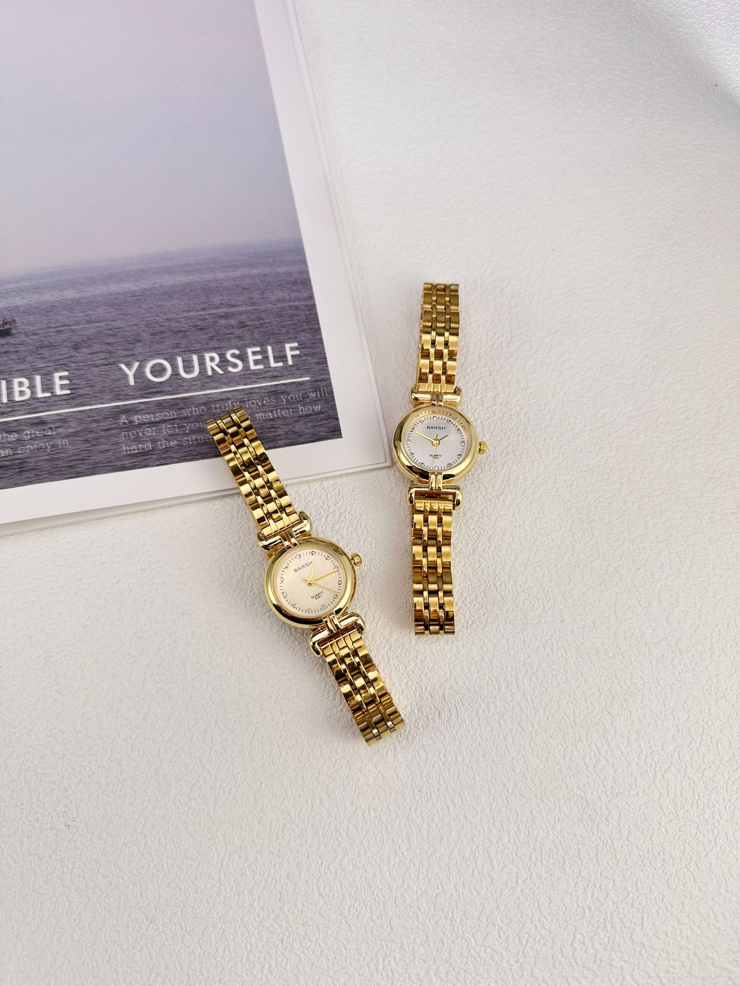 50g Weight Ordinary Glass Mirror Material Stainless Steel Strap Material Watch Classification Pointer Display Type Folding Buckle Buckle Style Round Dial Shape Holiday, Daily Occasion Quartz Movement Solid Color Pattern All Seasons Season Women's Gender Vintage Style, Classic Style Style Vintage Style Classic Style Solid Color Other Printing (Printing) Quartz Watch 18