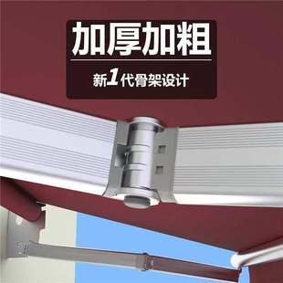 ✅ Retractable Awning Folding Electric Awning Tarpaulin Rainproof Outdoor Sun Terrace Facade Shop Facade Rain Cover