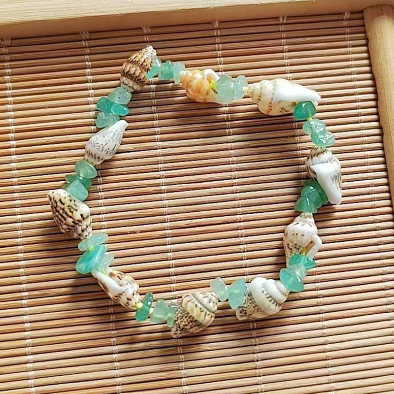Plage Géométrique Gravier Coquille Perlé Polissage Unisexe Bracelets 1 Pièce display picture 2