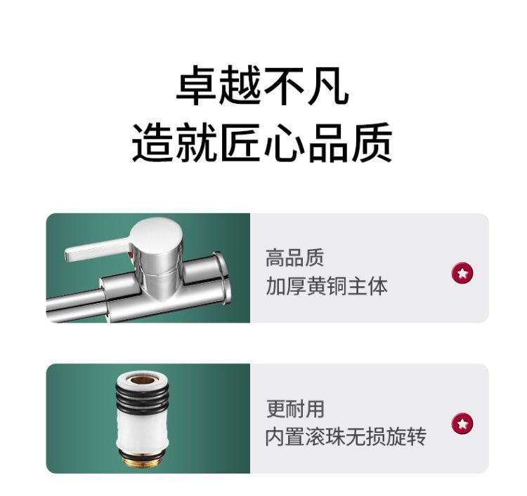 Kitchen faucet, cold and hot water sink, two-in-one washing basin, all-copper single-cooling, stainless steel household universal undefined