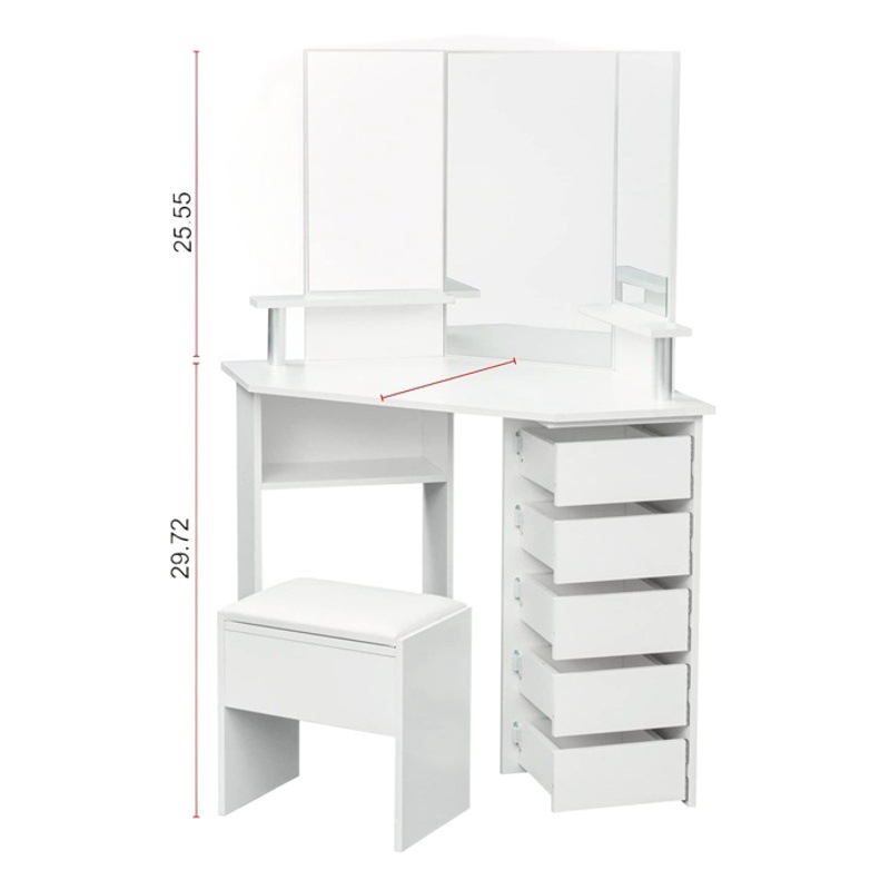 Nuevo moderno nórdico simple tocador multi-funcional almacenamiento gabinete de almacenamiento integrado pequeño apartamento dormitorio vestidor Mesa