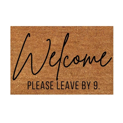 Avtomobil döşəmə paspasları — Retro American Floor Mats for - welcome-by-4060cm-crystal-velvet