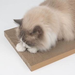 Cat Scratching Board Cardboard Replacement Core Large Cat Nest Is Not Easy to Shed Crumbs Wear-Resistant Corrugated Paper Anti-Scratch Scratch Cat Play King