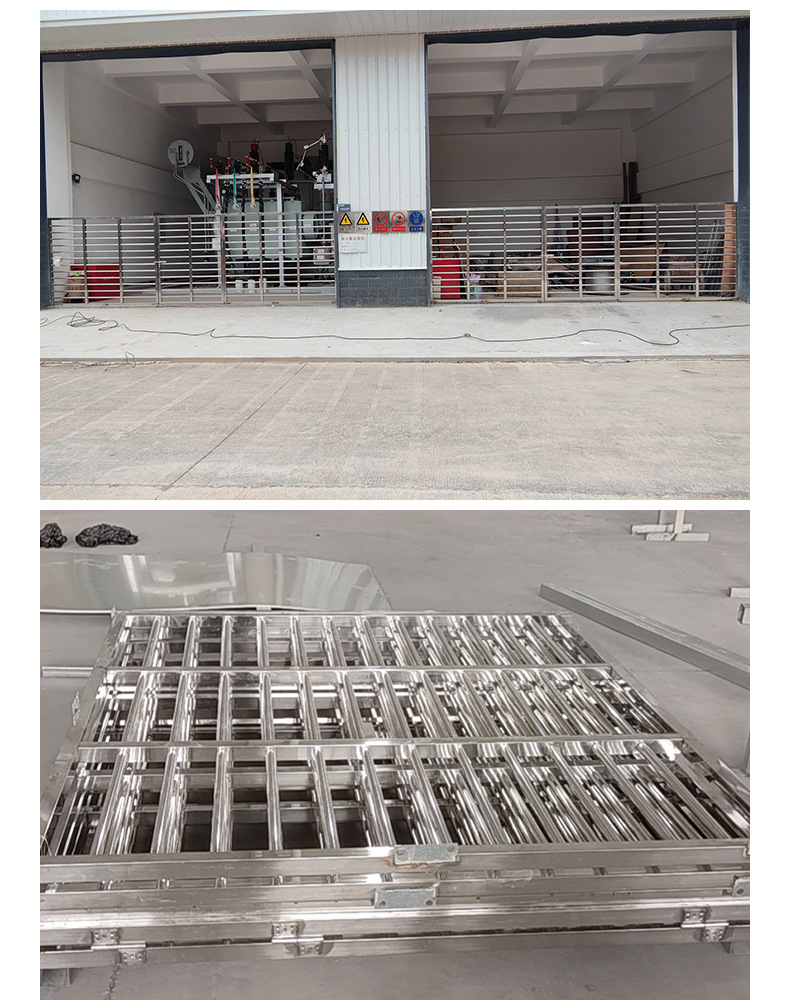 不锈钢格栅门实验室304异形门大型变电站格栅透视网格门双开门-阿里巴巴