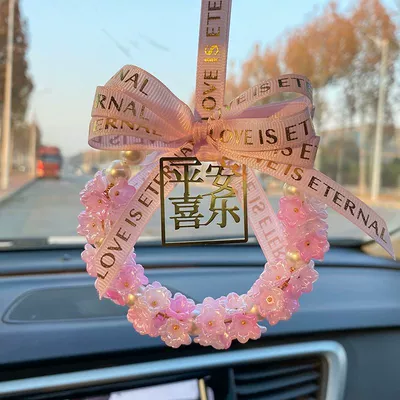 Car hanging – New Car Pendant Trendy Rearview - pinksingle-ornament-without-matching