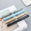 Advertising pen printing logo metal pen clip business signature pen 0.5 black carbon water pens neutral pens wholesale