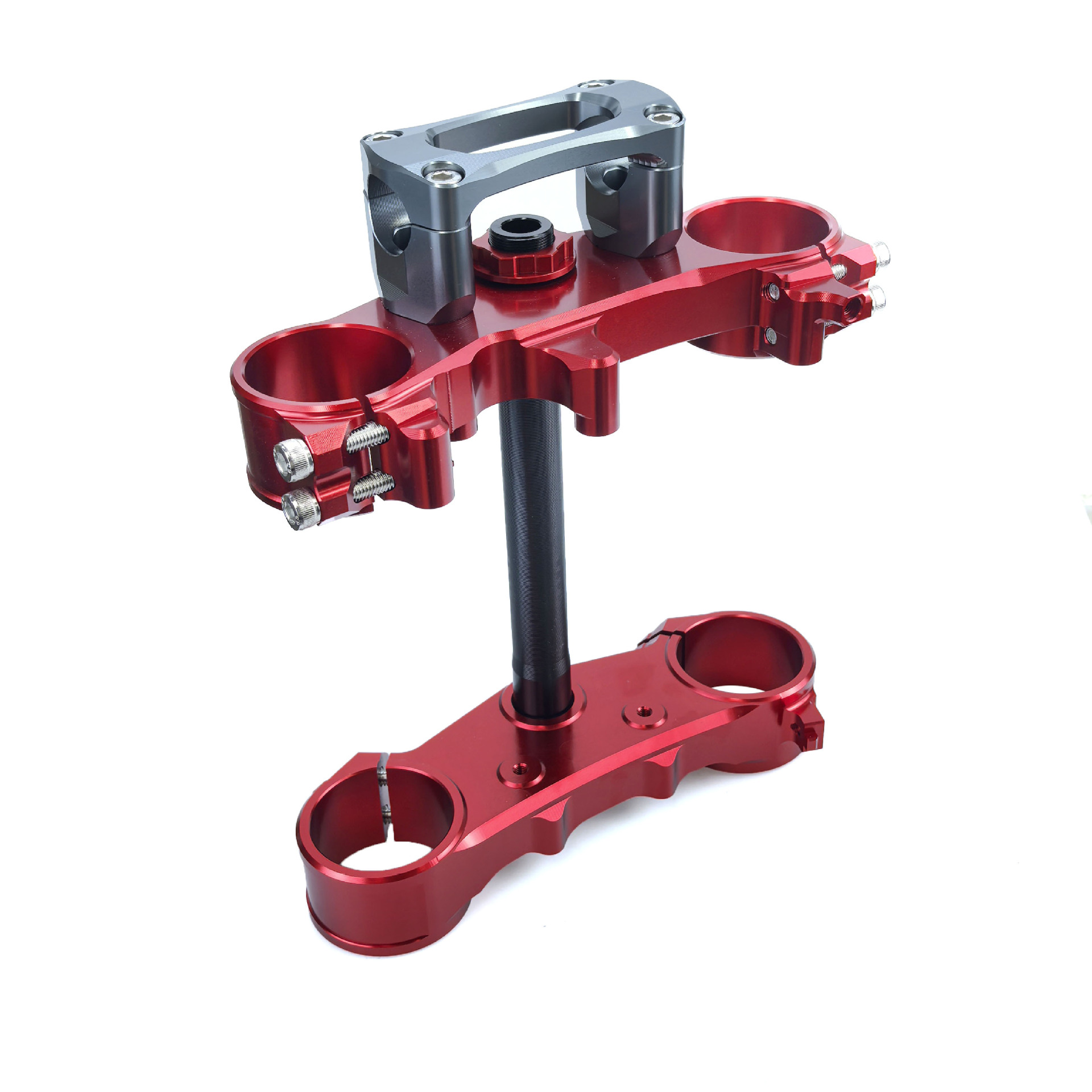 Off-Road Motorcycle 7075 Upper and Lower Connecting Plate Modification Parts Crf250L/300L Steering Column Assembly Handlebar Clamp