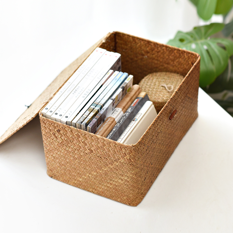 Cestas de bambú trenzadas, cajas de bambú trenzadas