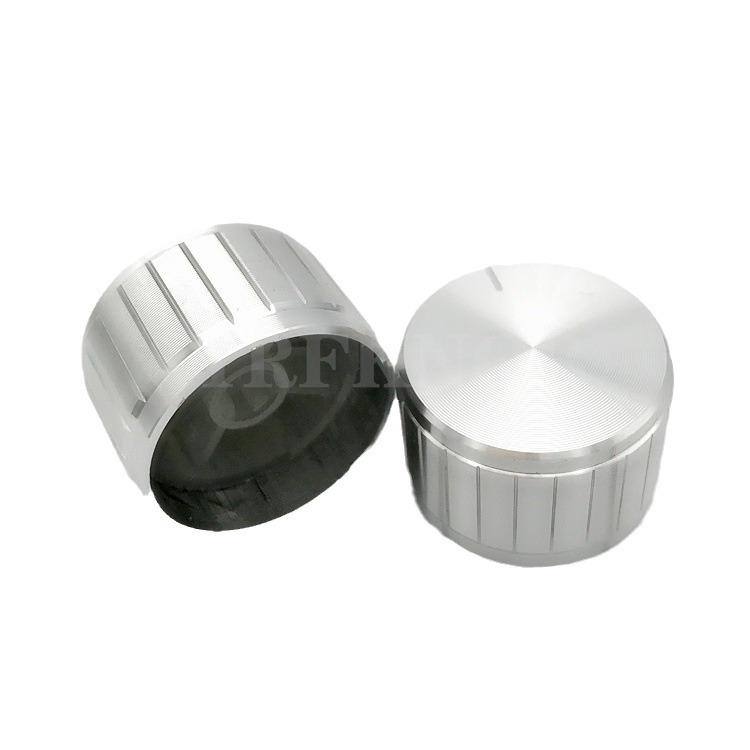 直销电位器旋钮26*17 波段开关金属旋钮 银色切线直身铝合金旋钮