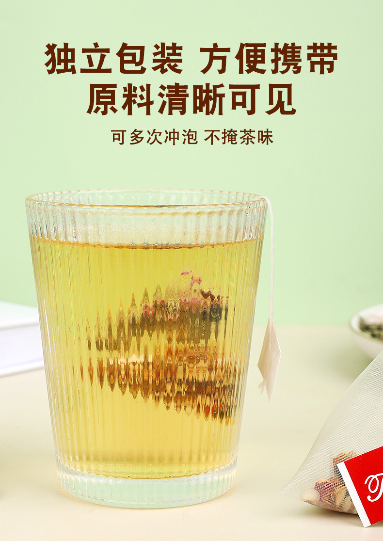 Fu Ling Yi Shi Herbal Tea 10 Teabags Sugar Free Dampness Clearing Wellness Tea 100g specifications